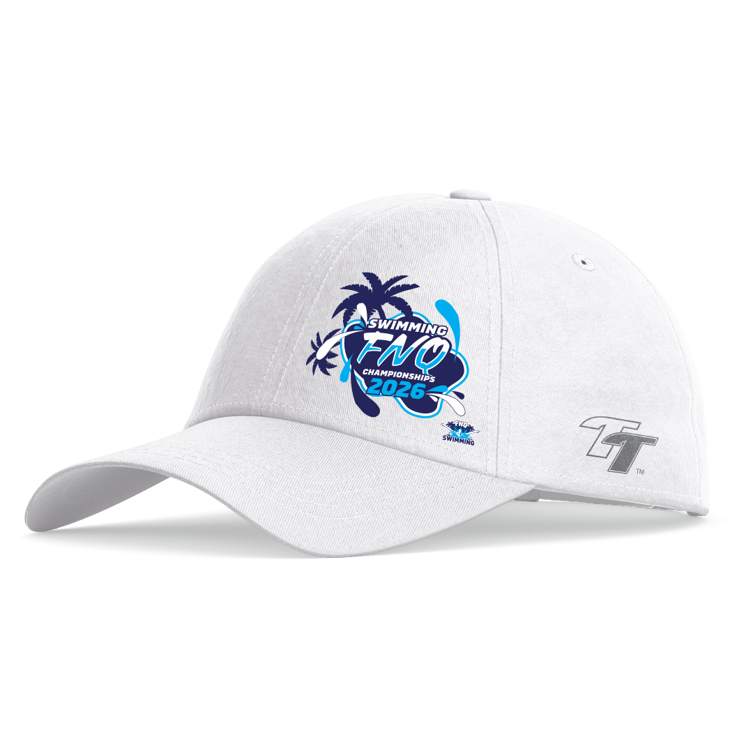 2026 Swimming FNQ Sports Cap - White