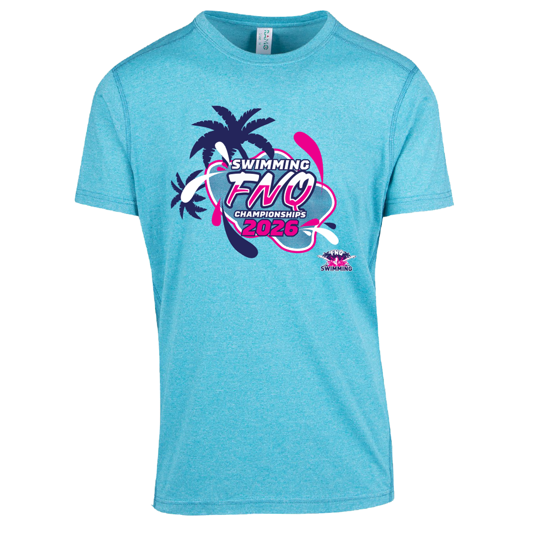 2026 Swimming FNQ Names T-Shirt - Jade Heather
