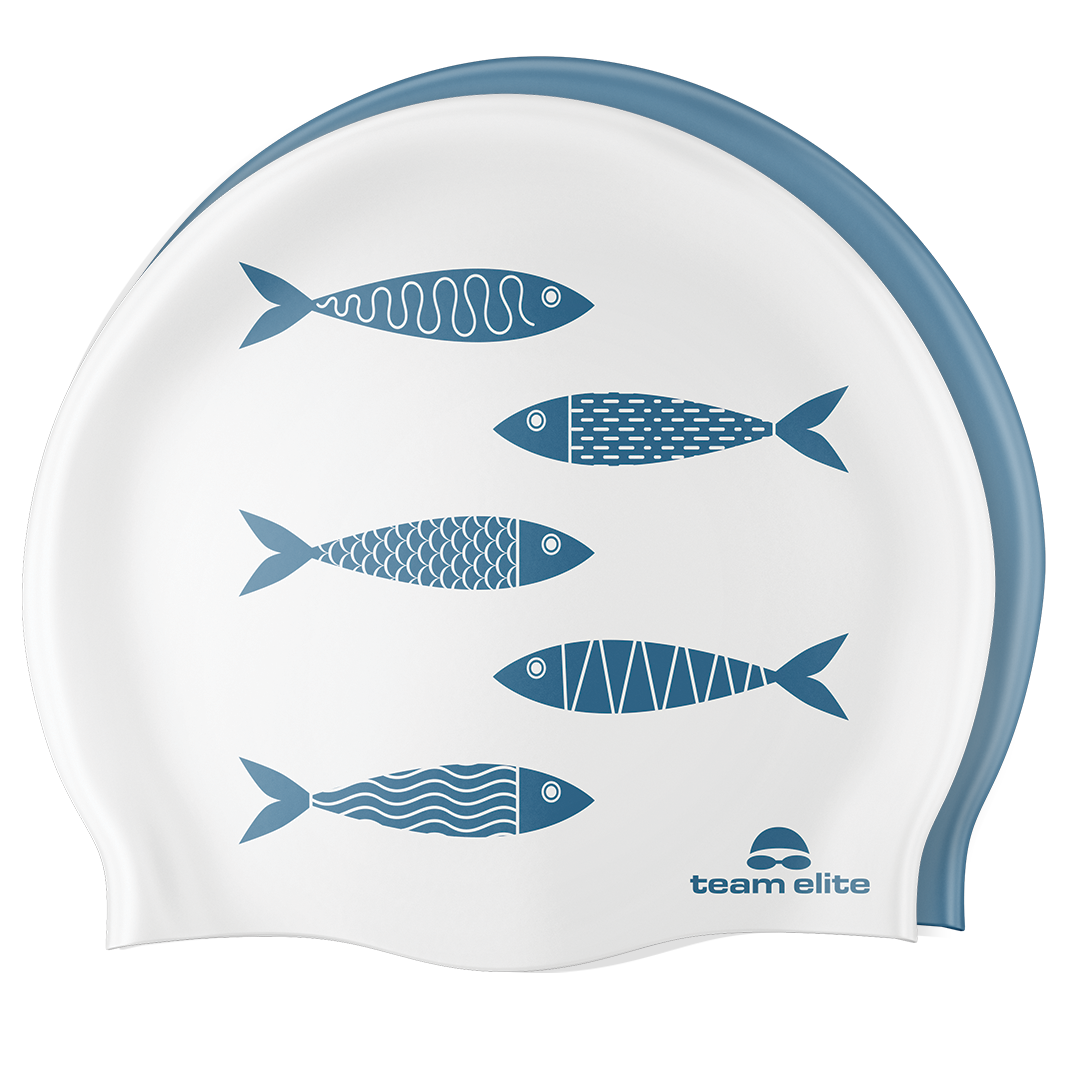 Eat Sleep Swim Fish Swim Cap