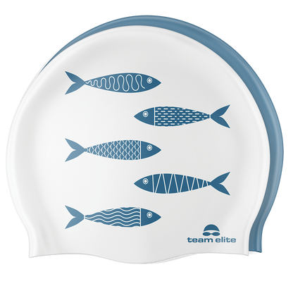 Eat Sleep Swim Fish Swim Cap