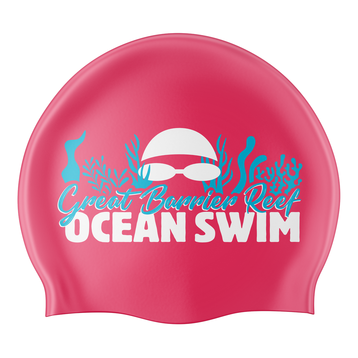 GBROS Swim Cap - Coral