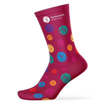 Gymnastics Queensland Gymsports Socks