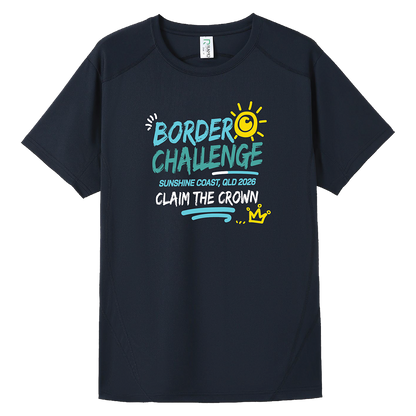2026 Border Challenge Names T-Shirt - Navy