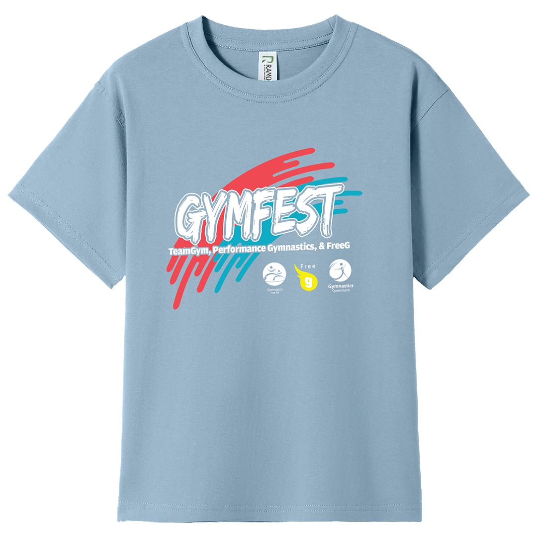 2026 GQ Gymfest Names T-Shirt - Blue