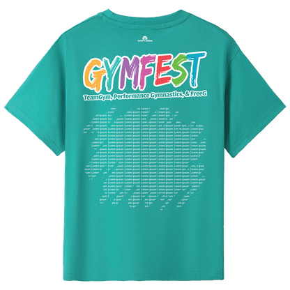 2026 GQ Gymfest Names T-Shirt - Jade
