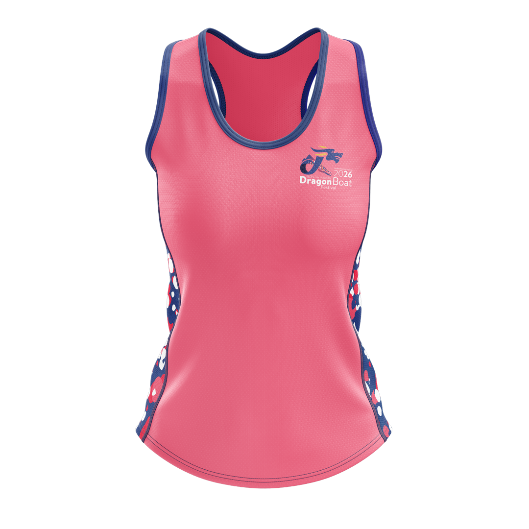 2026 IBCPC Maillot sans manches [Racerback Singlet] - Rose