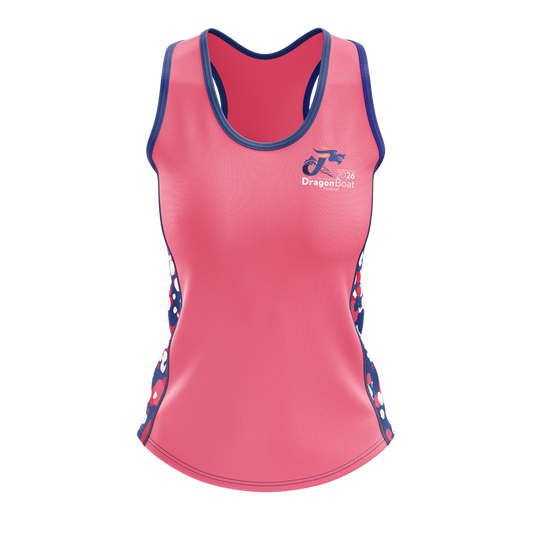 2026 IBCPC Maillot sans manches [Racerback Singlet] - Rose
