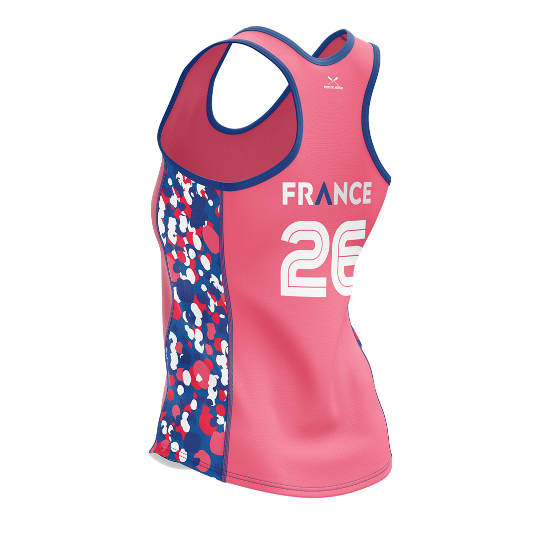 2026 IBCPC Maillot sans manches [Racerback Singlet] - Rose