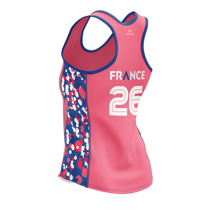 2026 IBCPC Maillot sans manches [Racerback Singlet] - Rose