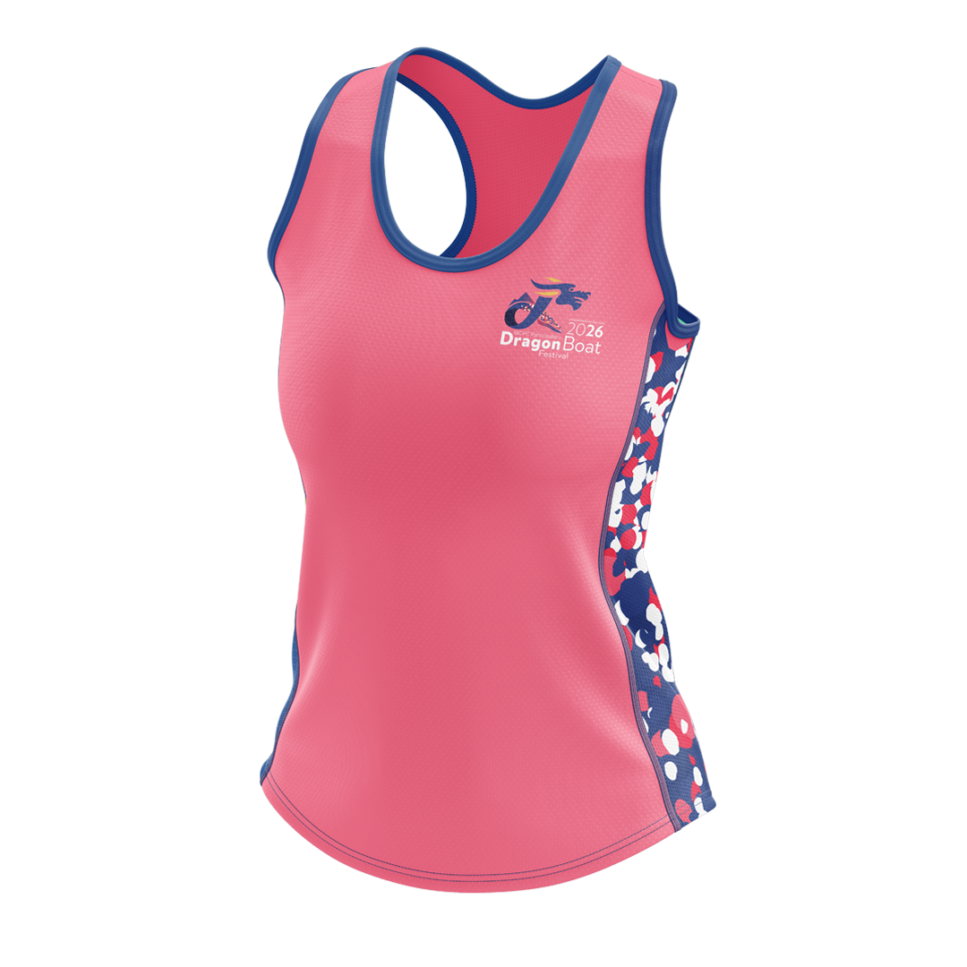 2026 IBCPC Maillot sans manches [Racerback Singlet] - Rose