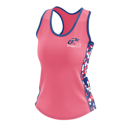 2026 IBCPC Maillot sans manches [Racerback Singlet] - Rose