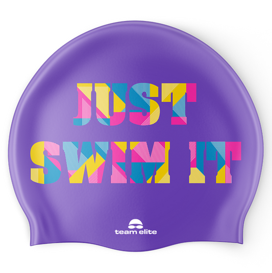 Just Swim It Swim Cap - Purple