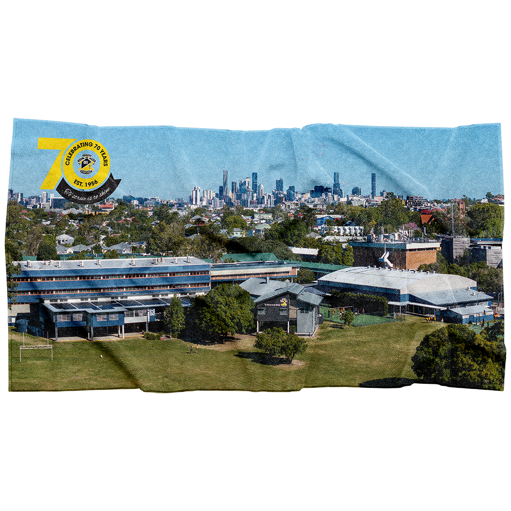 STAFF: Kedron 70 Years Tea Towel