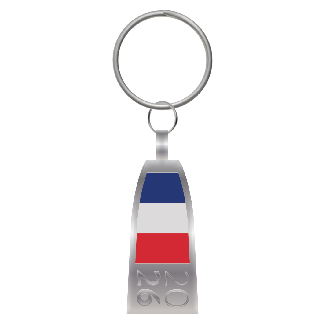 2026 FRANCE IBCPC Porte-clés en forme de pagaie [Paddle Key Ring]