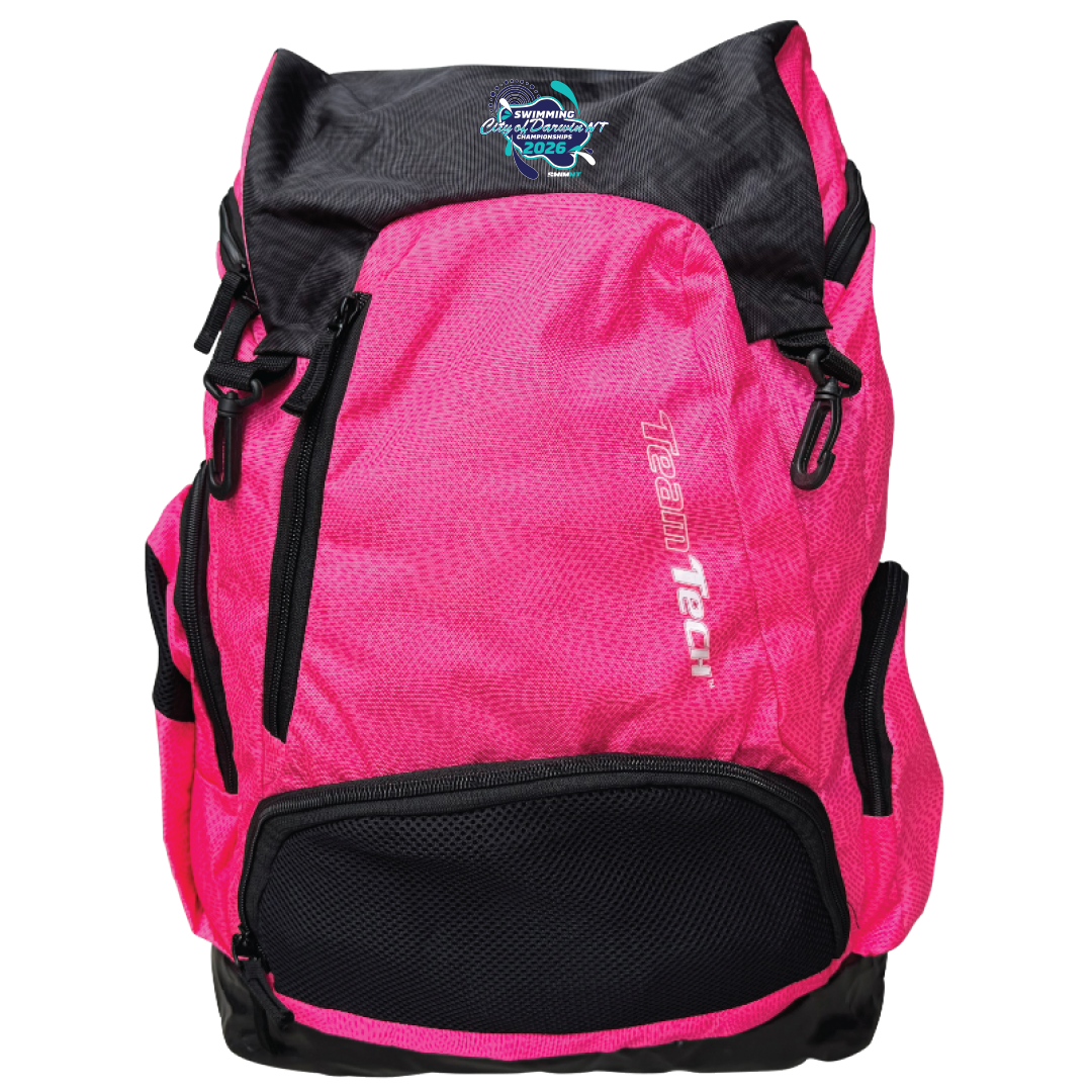 2026 Swimming NT TeamTech Backpack - Pink
