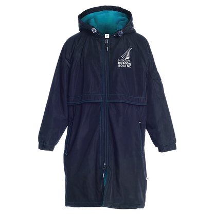 2025 NZDBA Championship Deck Parka - Navy/Aqua