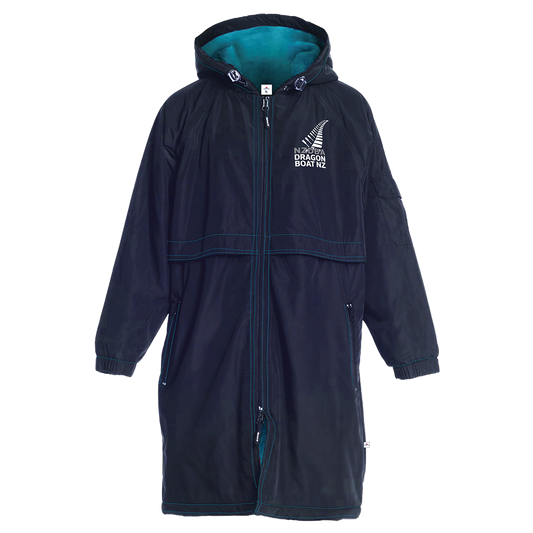 2025 NZDBA Championship Deck Parka - Navy/Aqua