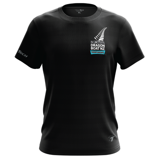 2025 NZDBA TeamTech Performance Names Tee - Black