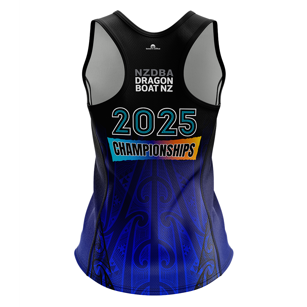 2025 NZDBA Championship Racerback Singlet - Ladies