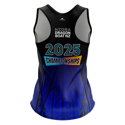 2025 NZDBA Championship Racerback Singlet - Ladies