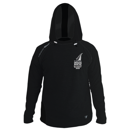 2025 NZDBA TeamTech Performance Hoodie - Charcoal