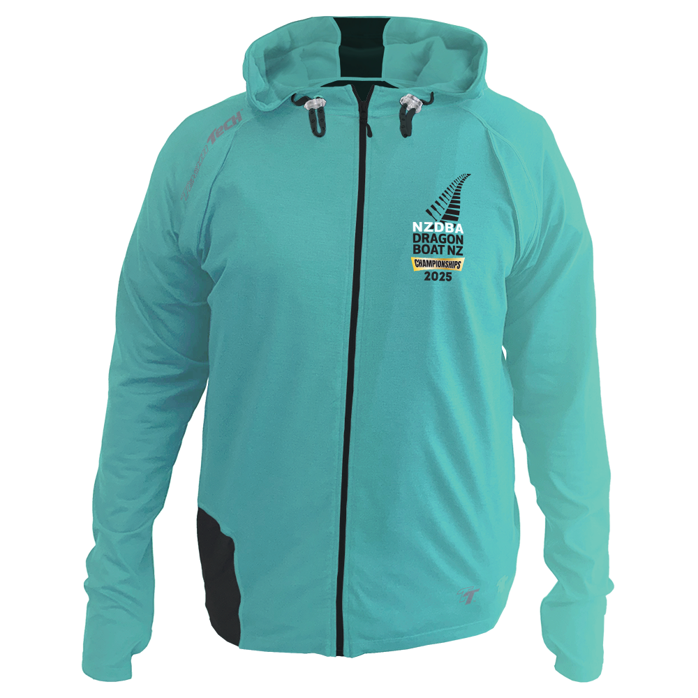 2025 NZDBA TeamTech Performance Zip Hoodie - Teal