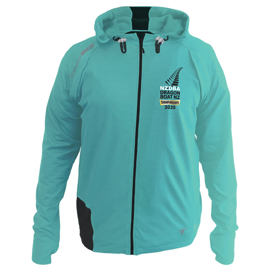 2025 NZDBA TeamTech Performance Zip Hoodie - Teal