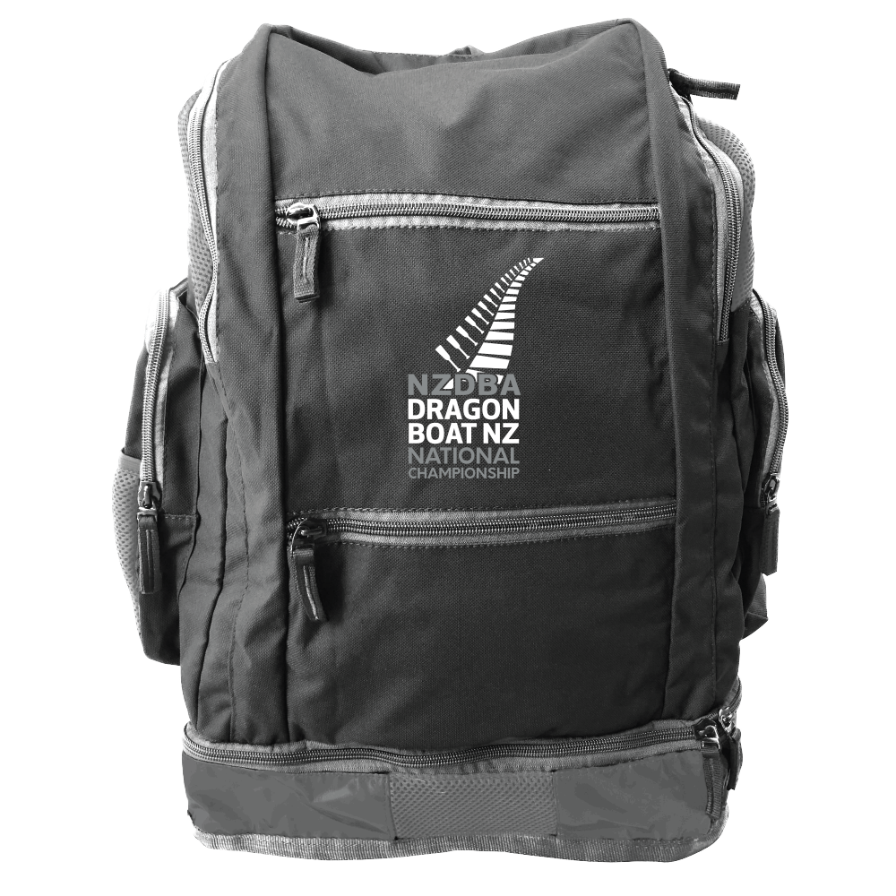 2025 NZDBA Championship Sports Backpack - Black/Silver