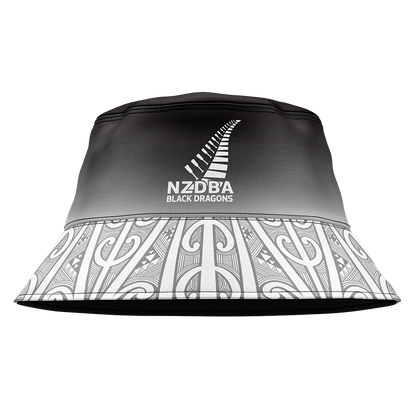 NZDBA Black Dragons Reversible Bucket Hat