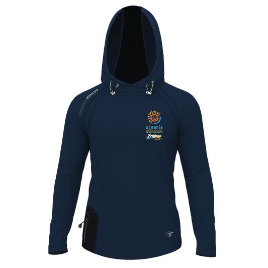2025 OMA TeamTech Performance Pullover Hoodie - Navy