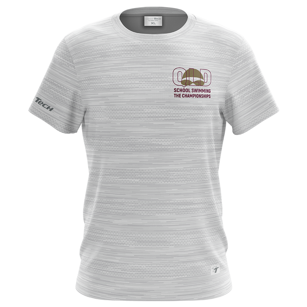 QSSS TeamTech Performance Tee - White Marl