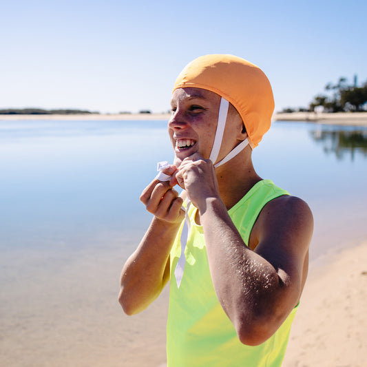 Surf Rashie Vest - Fluro Yellow