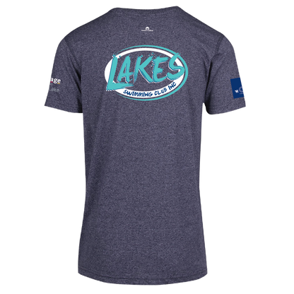 Lakes Swimming Club Greatness Heather Tee - Navy