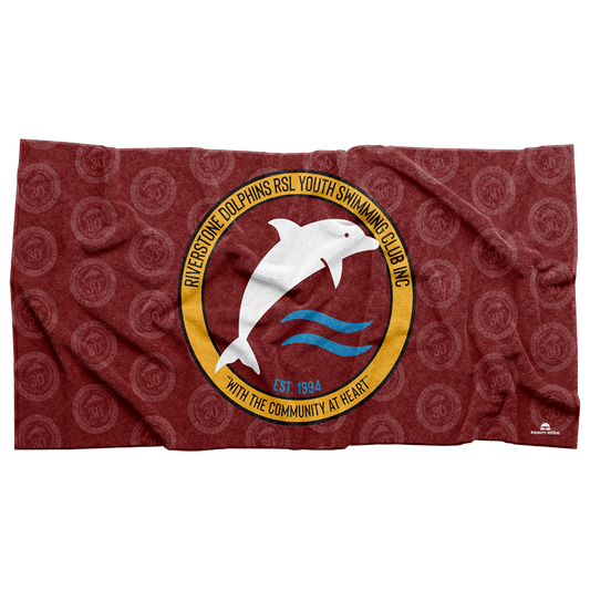 Riverstone Dolphins SC Beach Towel