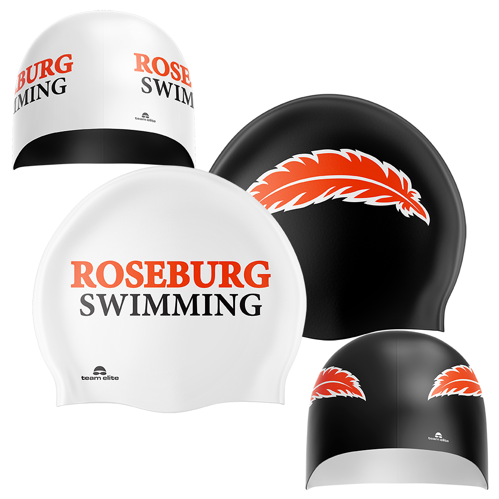 Reversible Silicone Swim Caps