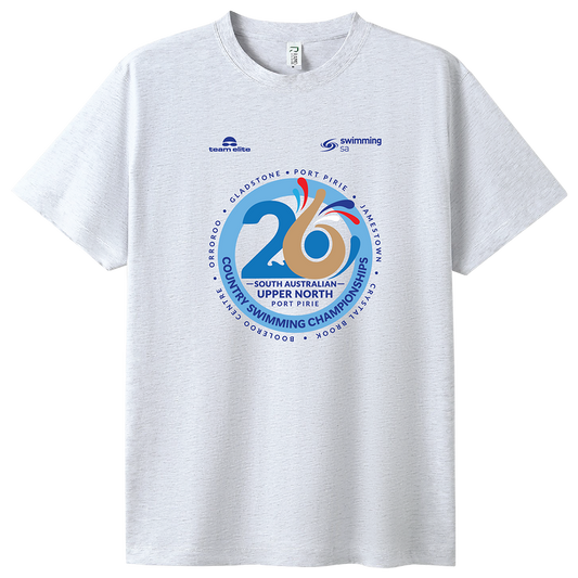 2026 SSA Country Championships Names Tee - Snow Marl
