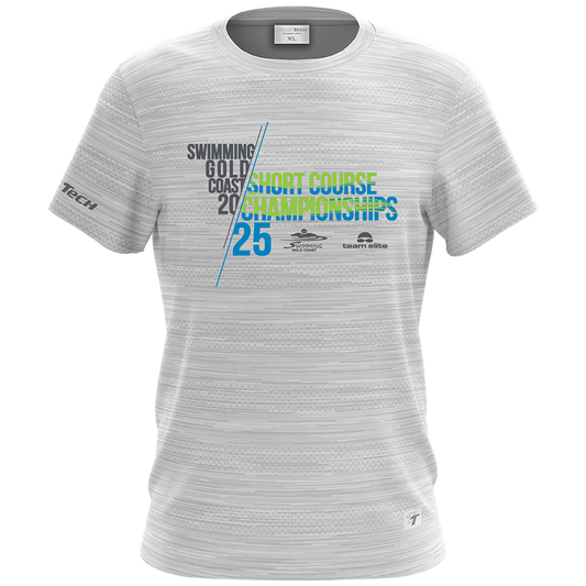 2025 SGC TeamTech Sports Performance Tee - White Marl