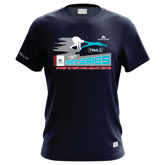 SNSW Sprint Series Finals 'Names' Performance Tee - Navy