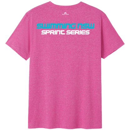 SNSW Speedo Sprint Series Heather Tee - Pink