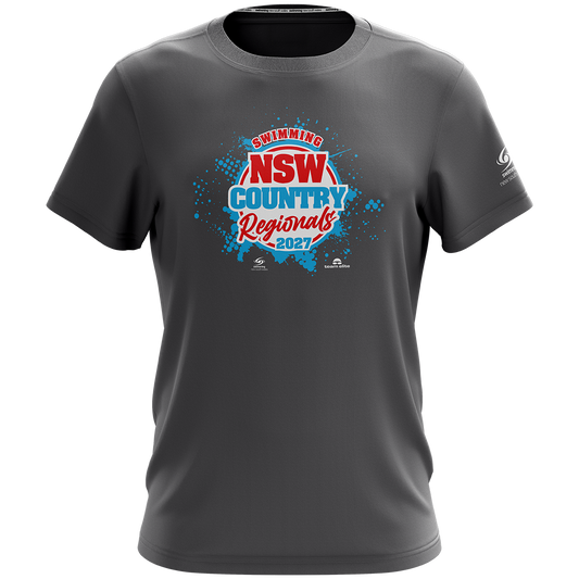 WOLLONGONG: 2027 NSW Country Regionals Names T-Shirt - Charcoal