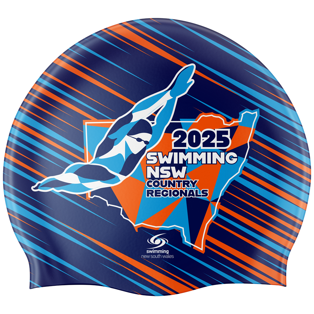 2025 SNSW Country Regionals Swim Cap - Navy