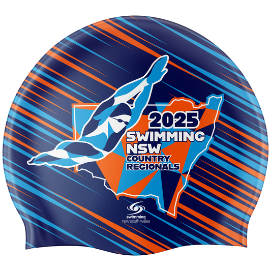 2025 SNSW Country Regionals Swim Cap - Navy