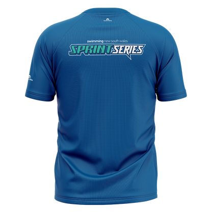 2027 SNSW Speedo Sprint Series T-Shirt - Blue