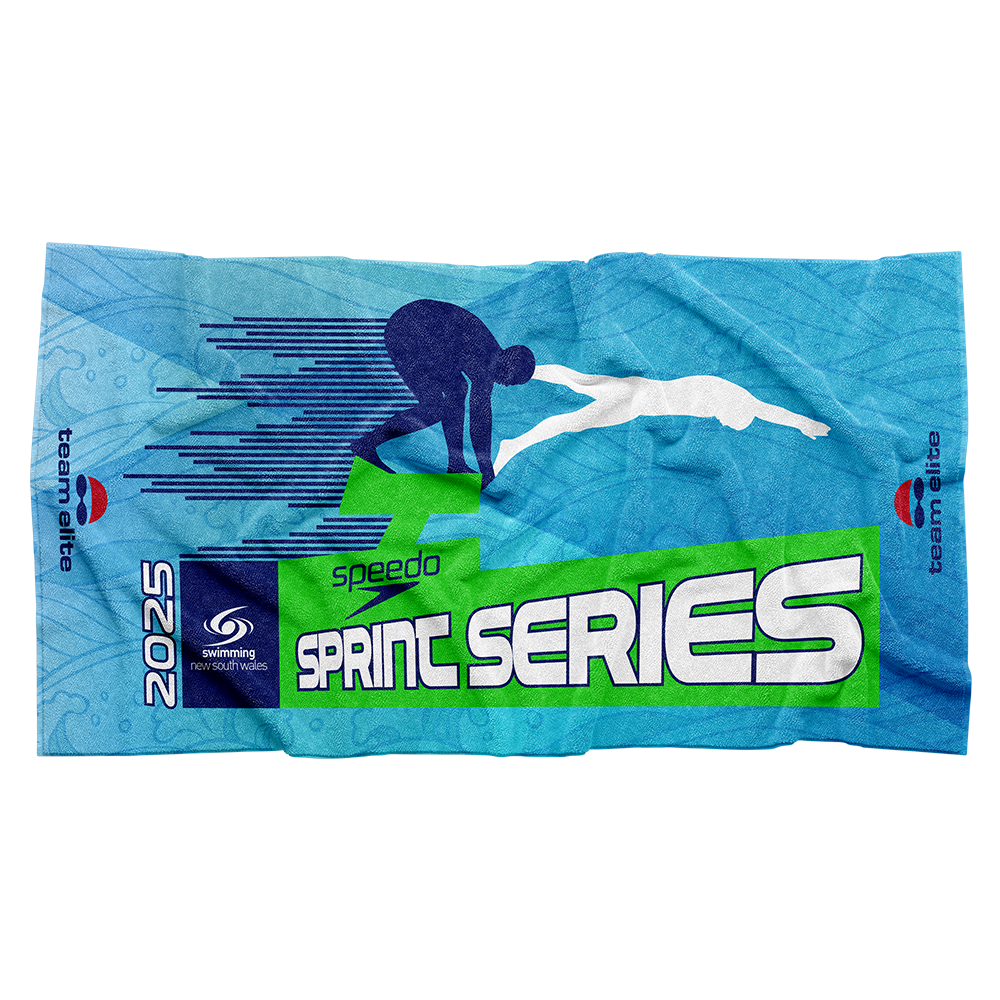 SNSW Speedo Sprint Series Beach Towel