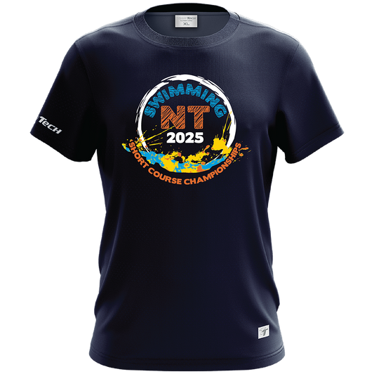 2025 SNT Short Course Performance Names Tee - Navy