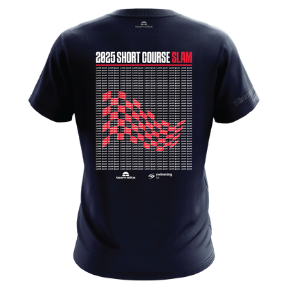 2025 SSA Short Course SLAM Performance Names Tee - Navy
