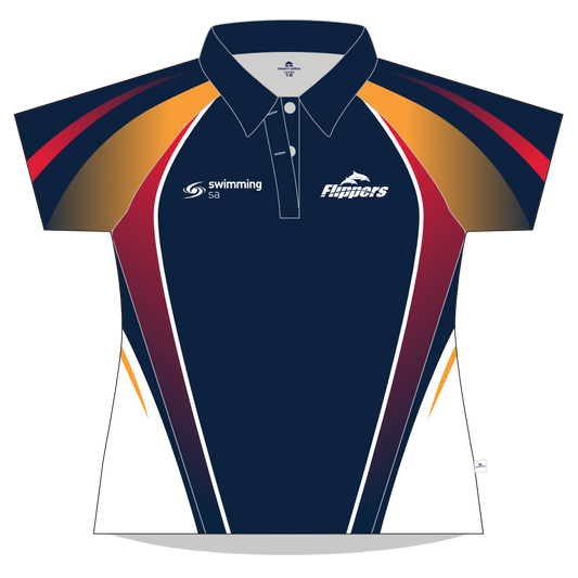 Swimming SA Flippers Polo - Ladies