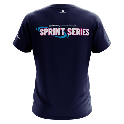 2026 SNSW Speedo Sprint Series Names T-Shirt - Navy