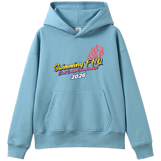 2026 Swimming FNQ Short Course Hoodie - Blue/Yellow