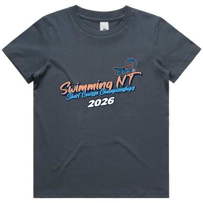 2026 Swimming NT SC Names T-Shirt - Blue